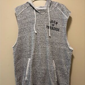 Under Armour Gray Sleeveless Hoodie